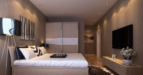 Como fazer espaço no quarto acima da cama: colocação de pinturas pelo Feng Shui. 170+ (Fotos) acentos brilhantes e elegantes