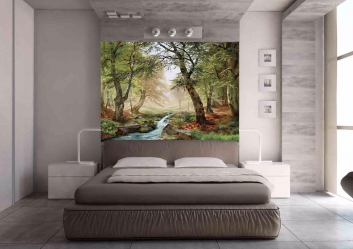 Como fazer espaço no quarto acima da cama: colocação de pinturas pelo Feng Shui. 170+ (Fotos) acentos brilhantes e elegantes
