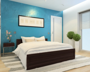 Como fazer espaço no quarto acima da cama: colocação de pinturas pelo Feng Shui. 170+ (Fotos) acentos brilhantes e elegantes