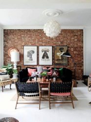 Parede de tijolos no interior - Uma maneira espetacular de transformar sua casa (mais de 260 fotos). A combinação na sala de estar, na cozinha, no quarto