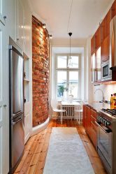 Parede de tijolos no interior - Uma maneira espetacular de transformar sua casa (mais de 260 fotos). A combinação na sala de estar, na cozinha, no quarto