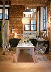 Parede de tijolos no interior - Uma maneira espetacular de transformar sua casa (mais de 260 fotos). A combinação na sala de estar, na cozinha, no quarto
