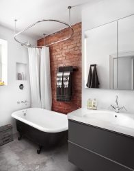 Parede de tijolos no interior - Uma maneira espetacular de transformar sua casa (mais de 260 fotos). A combinação na sala de estar, na cozinha, no quarto