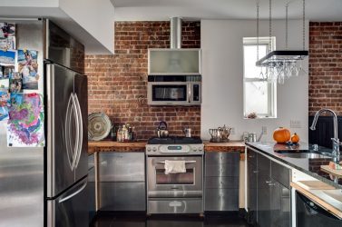 Parede de tijolos no interior - Uma maneira espetacular de transformar sua casa (mais de 260 fotos). A combinação na sala de estar, na cozinha, no quarto