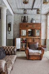 Parede de tijolos no interior - Uma maneira espetacular de transformar sua casa (mais de 260 fotos). A combinação na sala de estar, na cozinha, no quarto