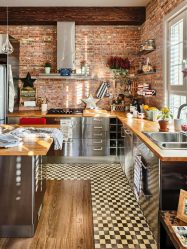 Parede de tijolos no interior - Uma maneira espetacular de transformar sua casa (mais de 260 fotos). A combinação na sala de estar, na cozinha, no quarto
