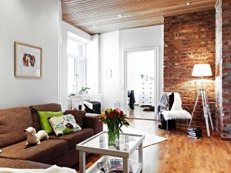 Parede de tijolos no interior - Uma maneira espetacular de transformar sua casa (mais de 260 fotos). A combinação na sala de estar, na cozinha, no quarto