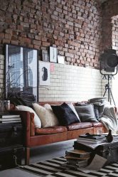 Parede de tijolos no interior - Uma maneira espetacular de transformar sua casa (mais de 260 fotos). A combinação na sala de estar, na cozinha, no quarto