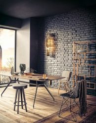 Parede de tijolos no interior - Uma maneira espetacular de transformar sua casa (mais de 260 fotos). A combinação na sala de estar, na cozinha, no quarto
