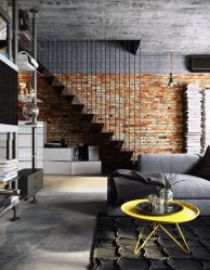 Parede de tijolos no interior - Uma maneira espetacular de transformar sua casa (mais de 260 fotos). A combinação na sala de estar, na cozinha, no quarto