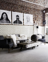 Parede de tijolos no interior - Uma maneira espetacular de transformar sua casa (mais de 260 fotos). A combinação na sala de estar, na cozinha, no quarto