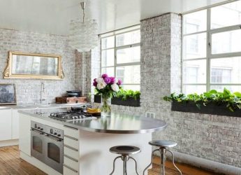 Parede de tijolos no interior - Uma maneira espetacular de transformar sua casa (mais de 260 fotos). A combinação na sala de estar, na cozinha, no quarto