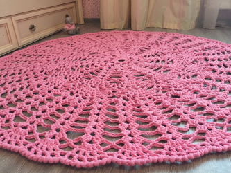 Fazemos as nossas próprias mãos: Como é que um tapete de fios fica no seu interior? (Mais de 85 fotos).Idéias legais para um design elegante (tapetes redondos, retangulares, feitos de pompons)
