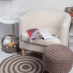Fazemos as nossas próprias mãos: Como é que um tapete de fios fica no seu interior? (Mais de 85 fotos). Idéias legais para um design elegante (tapetes redondos, retangulares, feitos de pompons)