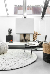 Fazemos as nossas próprias mãos: Como é que um tapete de fios fica no seu interior? (Mais de 85 fotos). Idéias legais para um design elegante (tapetes redondos, retangulares, feitos de pompons)