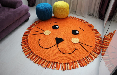 Fazemos as nossas próprias mãos: Como é que um tapete de fios fica no seu interior? (Mais de 85 fotos). Idéias legais para um design elegante (tapetes redondos, retangulares, feitos de pompons)
