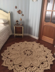 Fazemos as nossas próprias mãos: Como é que um tapete de fios fica no seu interior? (Mais de 85 fotos). Idéias legais para um design elegante (tapetes redondos, retangulares, feitos de pompons)