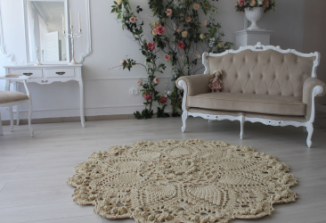 Fazemos as nossas próprias mãos: Como é que um tapete de fios fica no seu interior? (Mais de 85 fotos). Idéias legais para um design elegante (tapetes redondos, retangulares, feitos de pompons)