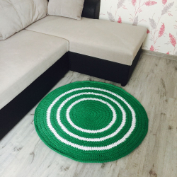 Fazemos as nossas próprias mãos: Como é que um tapete de fios fica no seu interior? (Mais de 85 fotos). Idéias legais para um design elegante (tapetes redondos, retangulares, feitos de pompons)