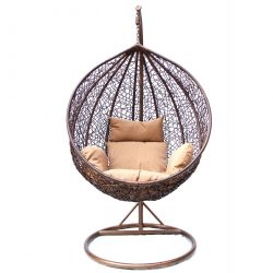 เก้าอี้ที่ถูกระงับจากหวายธรรมชาติและประดิษฐ์: 195+ ตัวเลือกภาพ (หวาย, macrame, พร้อมฝาครอบ)
