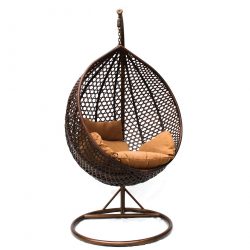 เก้าอี้ที่ถูกระงับจากหวายธรรมชาติและประดิษฐ์: 195+ ตัวเลือกภาพ (หวาย, macrame, พร้อมฝาครอบ)