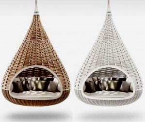 เก้าอี้ที่ถูกระงับจากหวายธรรมชาติและประดิษฐ์: 195+ ตัวเลือกภาพ (หวาย, macrame, พร้อมฝาครอบ)