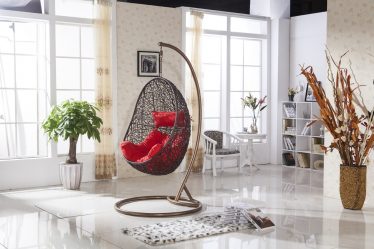 เก้าอี้ที่ถูกระงับจากหวายธรรมชาติและประดิษฐ์: 195+ ตัวเลือกภาพ (หวาย, macrame, พร้อมฝาครอบ)