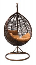 เก้าอี้ที่ถูกระงับจากหวายธรรมชาติและประดิษฐ์: 195+ ตัวเลือกภาพ (หวาย, macrame, พร้อมฝาครอบ)