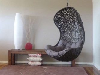 เก้าอี้ที่ถูกระงับจากหวายธรรมชาติและประดิษฐ์: 195+ ตัวเลือกภาพ (หวาย, macrame, พร้อมฝาครอบ)