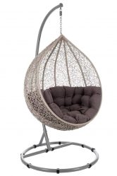 เก้าอี้ที่ถูกระงับจากหวายธรรมชาติและประดิษฐ์: 195+ ตัวเลือกภาพ (หวาย, macrame, พร้อมฝาครอบ)