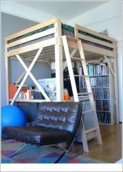Cama de sótão com uma área de trabalho (mais de 165 fotos): idéias originais para quartos pequenos