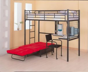 Cama de sótão com uma área de trabalho (mais de 165 fotos): idéias originais para quartos pequenos