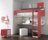 Attic bed with a working area (165+ Photos): Original ideas for small rooms