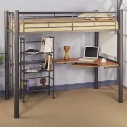 Cama de sótão com uma área de trabalho (mais de 165 fotos): idéias originais para quartos pequenos