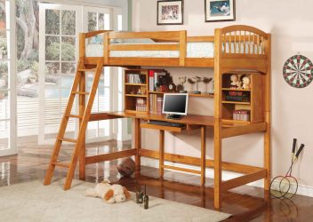 Cama de sótão com uma área de trabalho (mais de 165 fotos): idéias originais para quartos pequenos