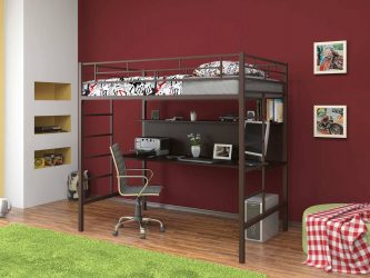 Cama de sótão com uma área de trabalho (mais de 165 fotos): idéias originais para quartos pequenos