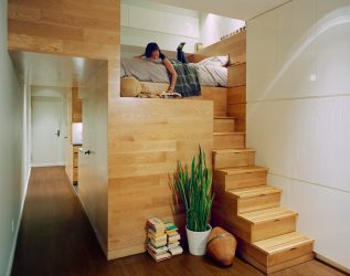 Cama de sótão com uma área de trabalho (mais de 165 fotos): idéias originais para quartos pequenos