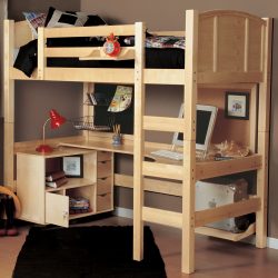 Cama de sótão com uma área de trabalho (mais de 165 fotos): idéias originais para quartos pequenos