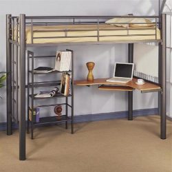 Cama de sótão com uma área de trabalho (mais de 165 fotos): idéias originais para quartos pequenos