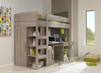Cama de sótão com uma área de trabalho (mais de 165 fotos): idéias originais para quartos pequenos