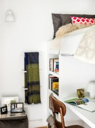 Cama de sótão com uma área de trabalho (mais de 165 fotos): idéias originais para quartos pequenos