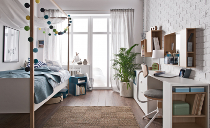 Design de cama de luxo com um dossel para o conforto romântico. 160+ (Fotos) para quartos para adultos e crianças (+ Avaliações)