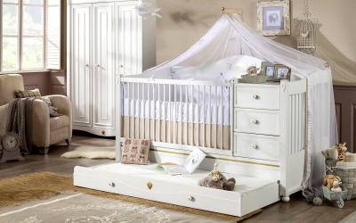 Design de cama de luxo com um dossel para o conforto romântico. 160+ (Fotos) para quartos para adultos e crianças (+ Avaliações)
