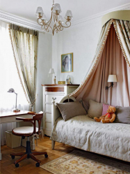 Design de cama de luxo com um dossel para o conforto romântico. 160+ (Fotos) para quartos para adultos e crianças (+ Avaliações)