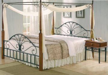 Design de cama de luxo com um dossel para o conforto romântico. 160+ (Fotos) para quartos para adultos e crianças (+ Avaliações)