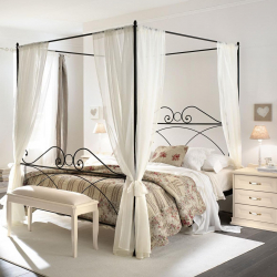 Design de cama de luxo com um dossel para o conforto romântico. 160+ (Fotos) para quartos para adultos e crianças (+ Avaliações)