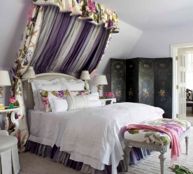 Design de cama de luxo com um dossel para o conforto romântico. 160+ (Fotos) para quartos para adultos e crianças (+ Avaliações)