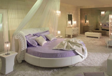 Design de cama de luxo com um dossel para o conforto romântico. 160+ (Fotos) para quartos para adultos e crianças (+ Avaliações)