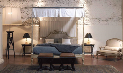 Design de cama de luxo com um dossel para o conforto romântico. 160+ (Fotos) para quartos para adultos e crianças (+ Avaliações)