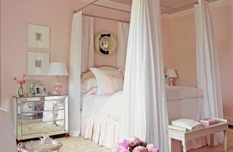 Design luxury bed with a canopy for romantic comfort. 160+ (Photos) for adult and children's bedrooms (+ Reviews)